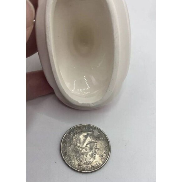 VTG The Haldon Group BUNNY RABBIT FLORAL Ceramic Sugar Creamer Bowl 1990 Cottage - Picture 8 of 16